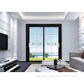 Double glass aluminum sliding door